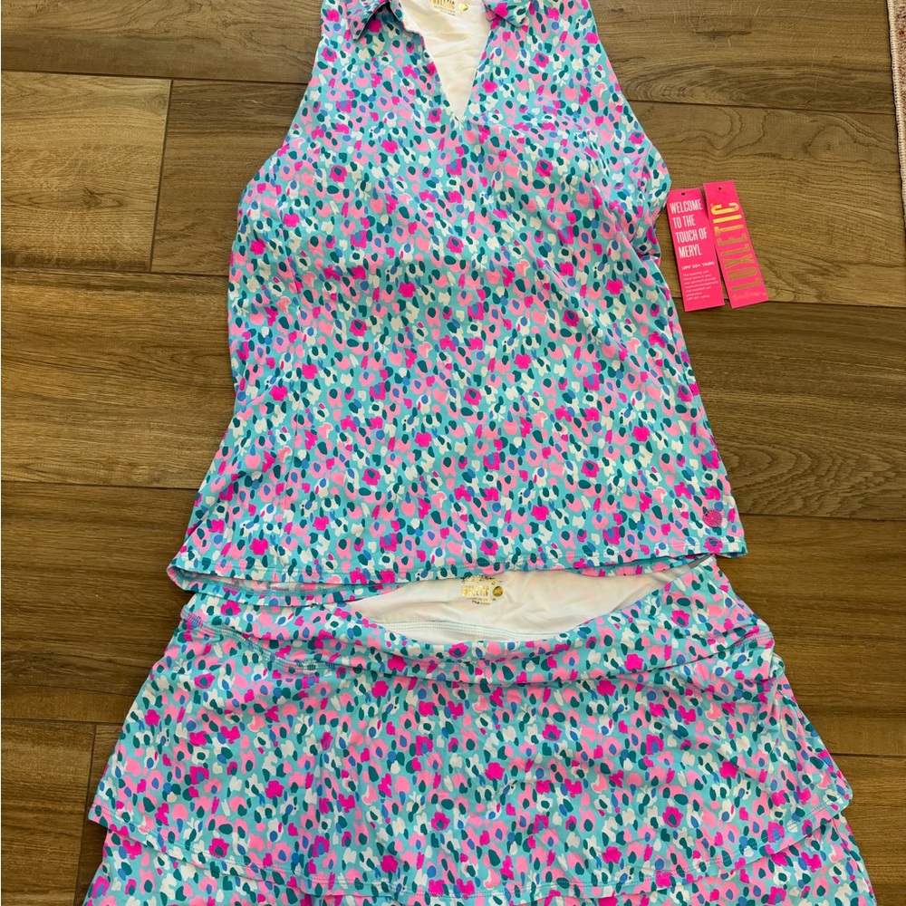 Lilly Pulitzer Athleisure Golf and Tennis Set L/XL